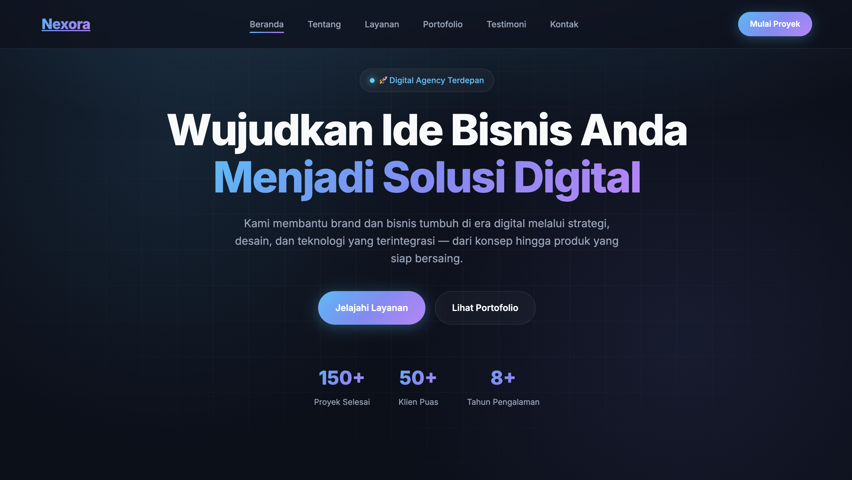 Template Website Company Profil